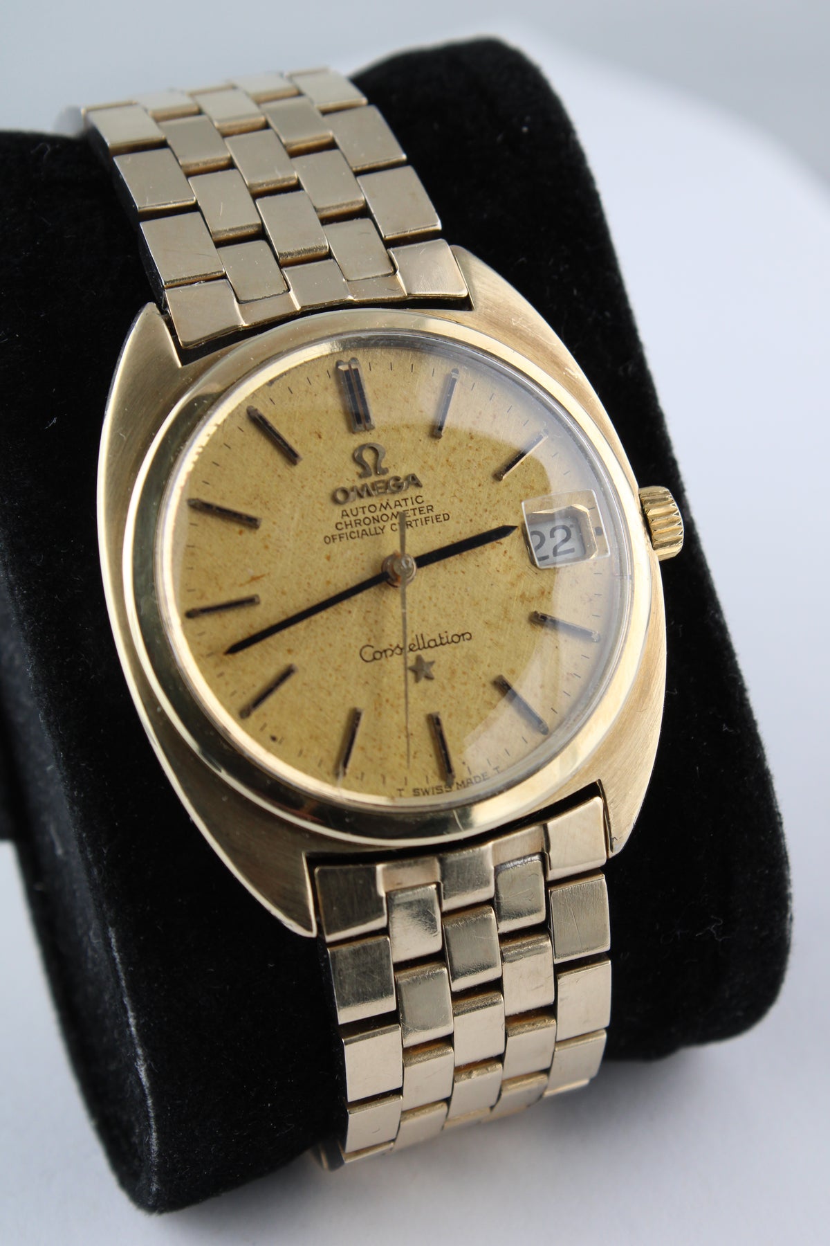 Omega Constellation ‘C line’ Linen Dial 168.019