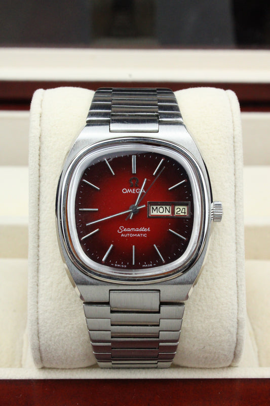 Omega Seamaster Automatic Day Date 166.0213 Gradient TV Dial