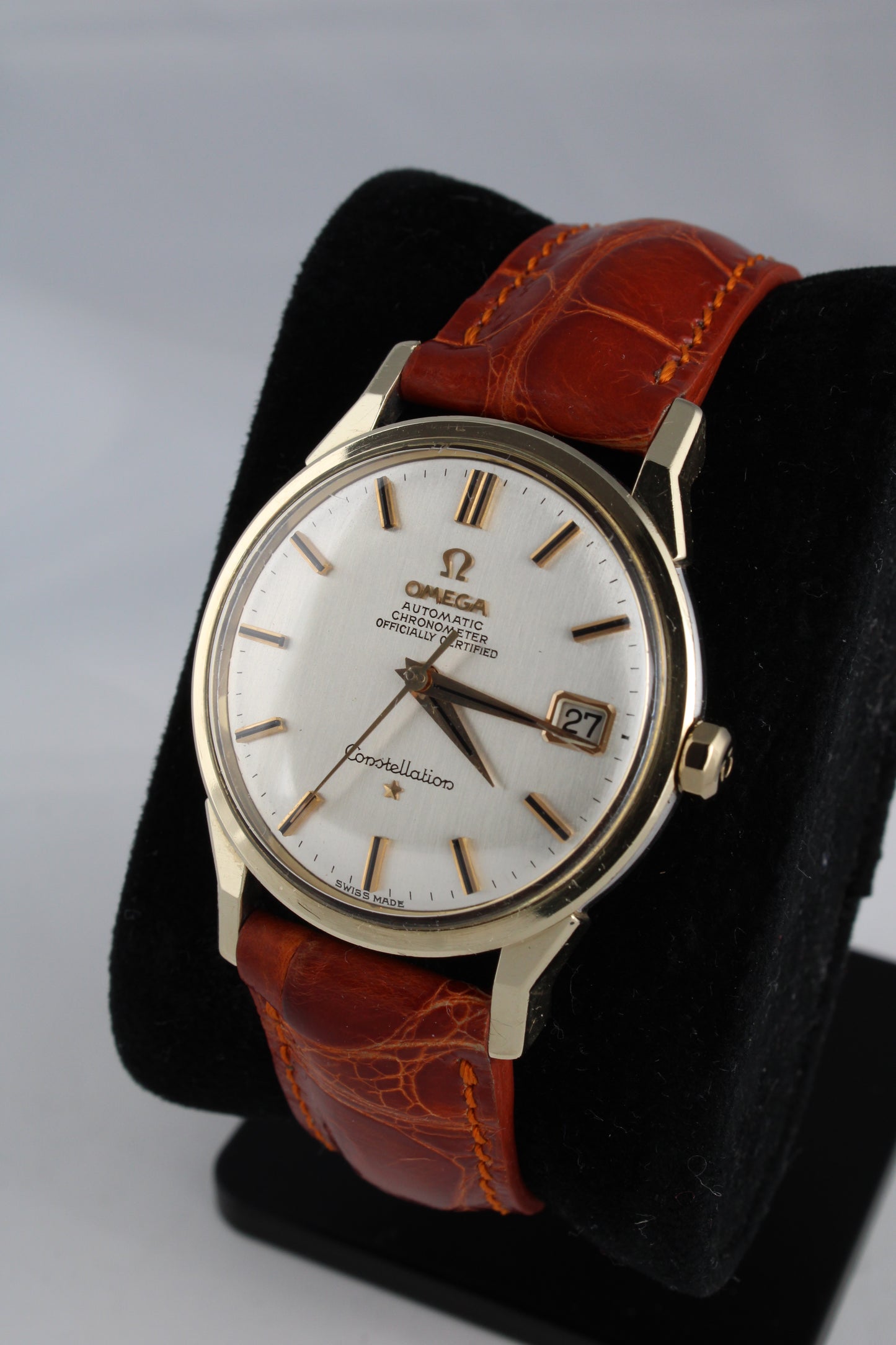 Omega Constellation Automatic Chronometer Gold Capped 168.005 - Dog Leg Lugs