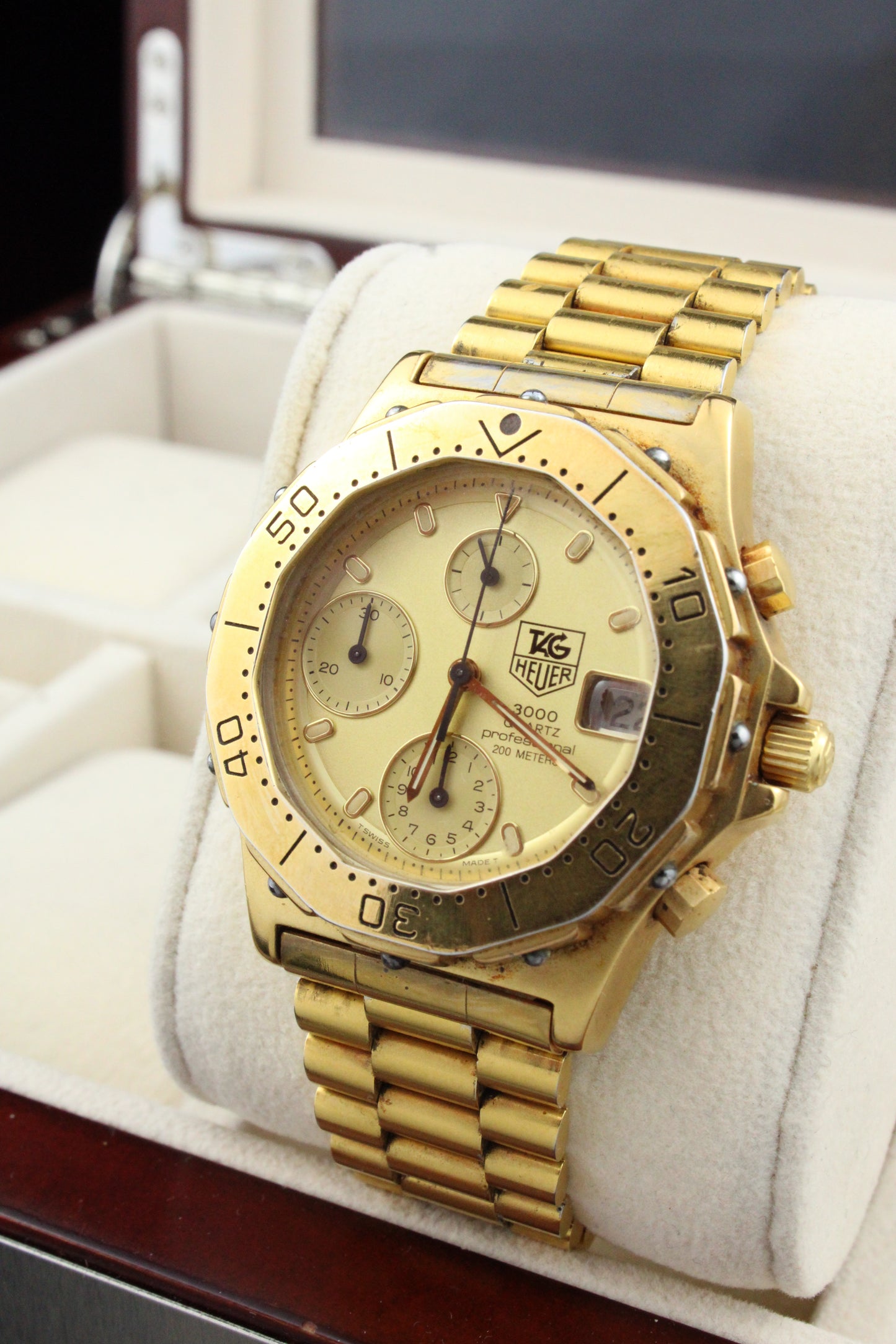 TAG Heuer 3000 Series Chronograph Gold Plated 237.406
