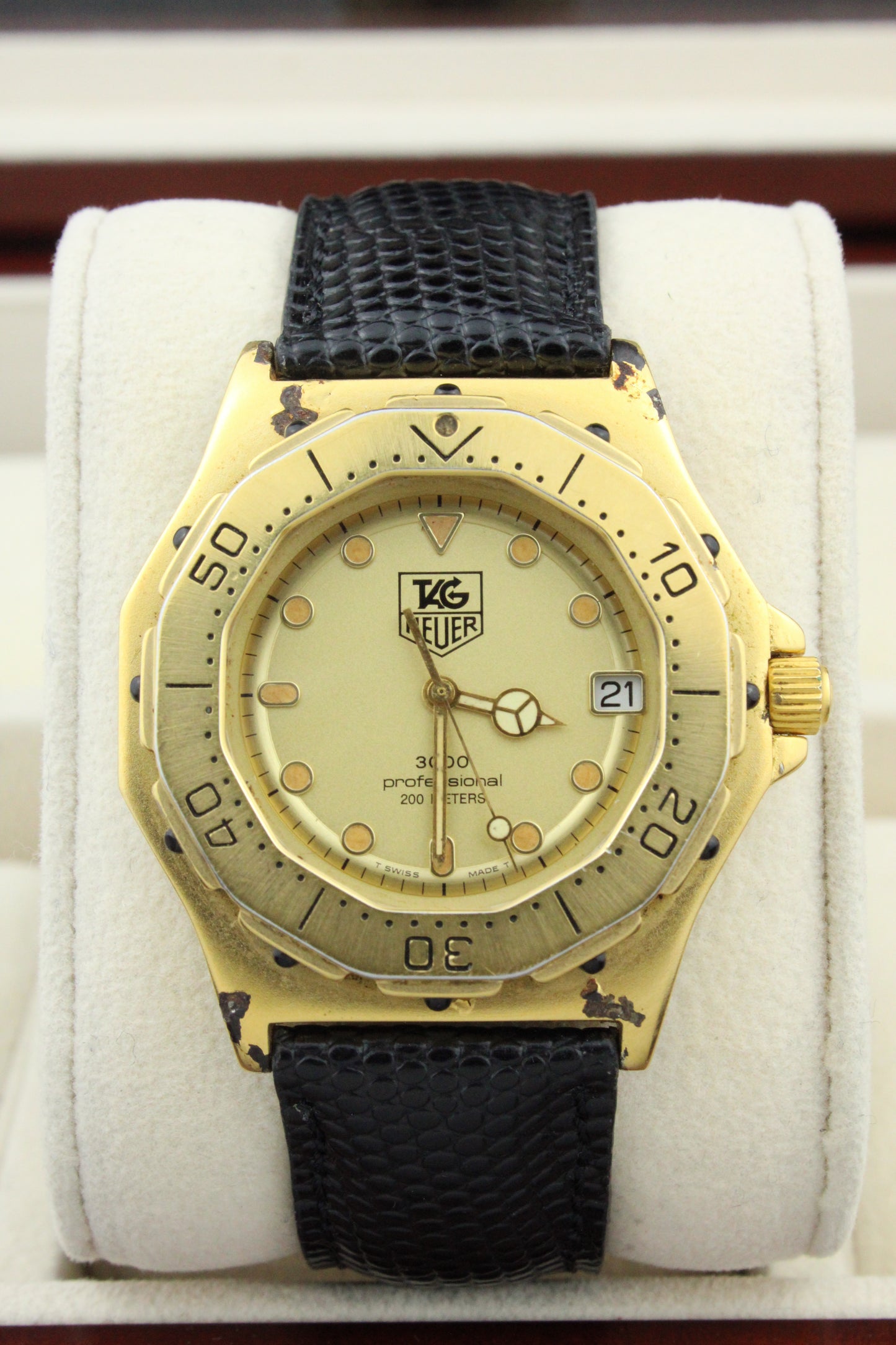 TAG Heuer 3000 Series 937.406 Full Size Gold Plated