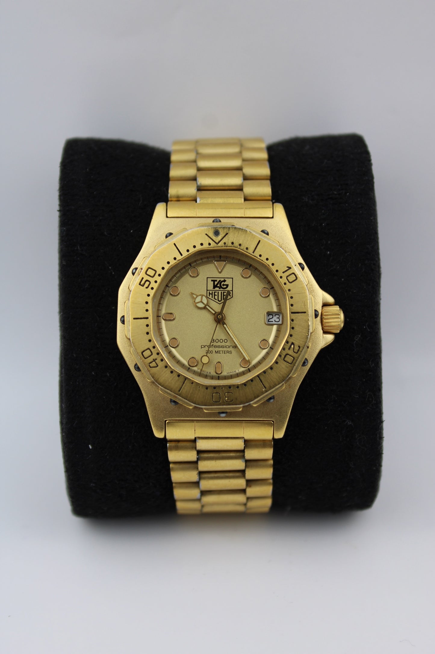 TAG Heuer 3000 Series 937.413 Rare Gold Plated