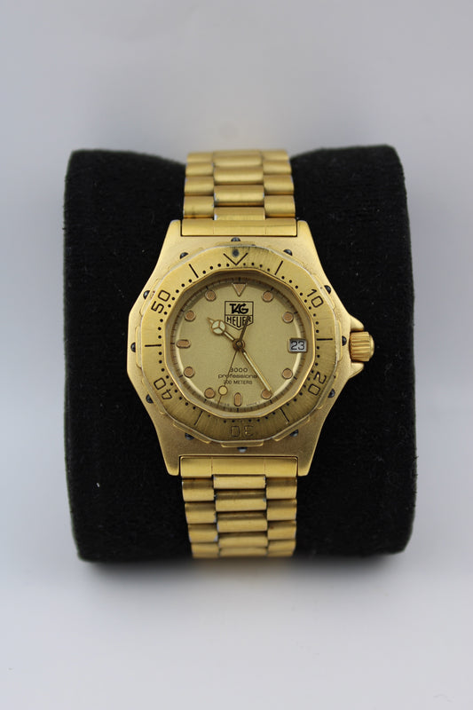TAG Heuer 3000 Series 937.413 Rare Gold Plated
