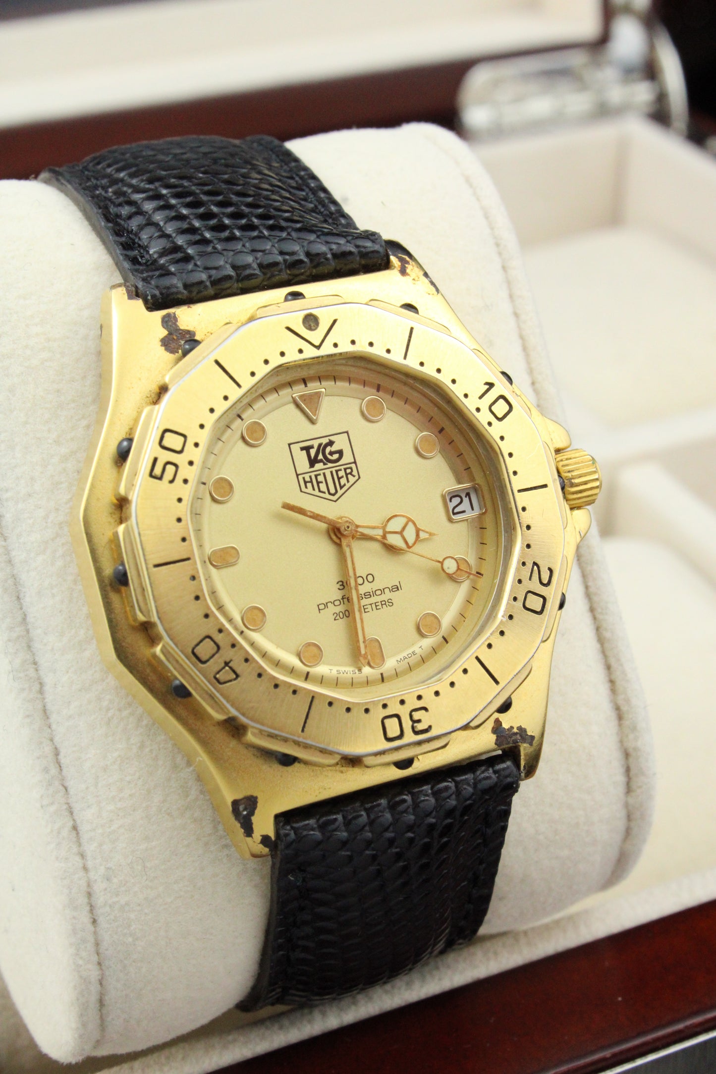TAG Heuer 3000 Series 937.406 Full Size Gold Plated