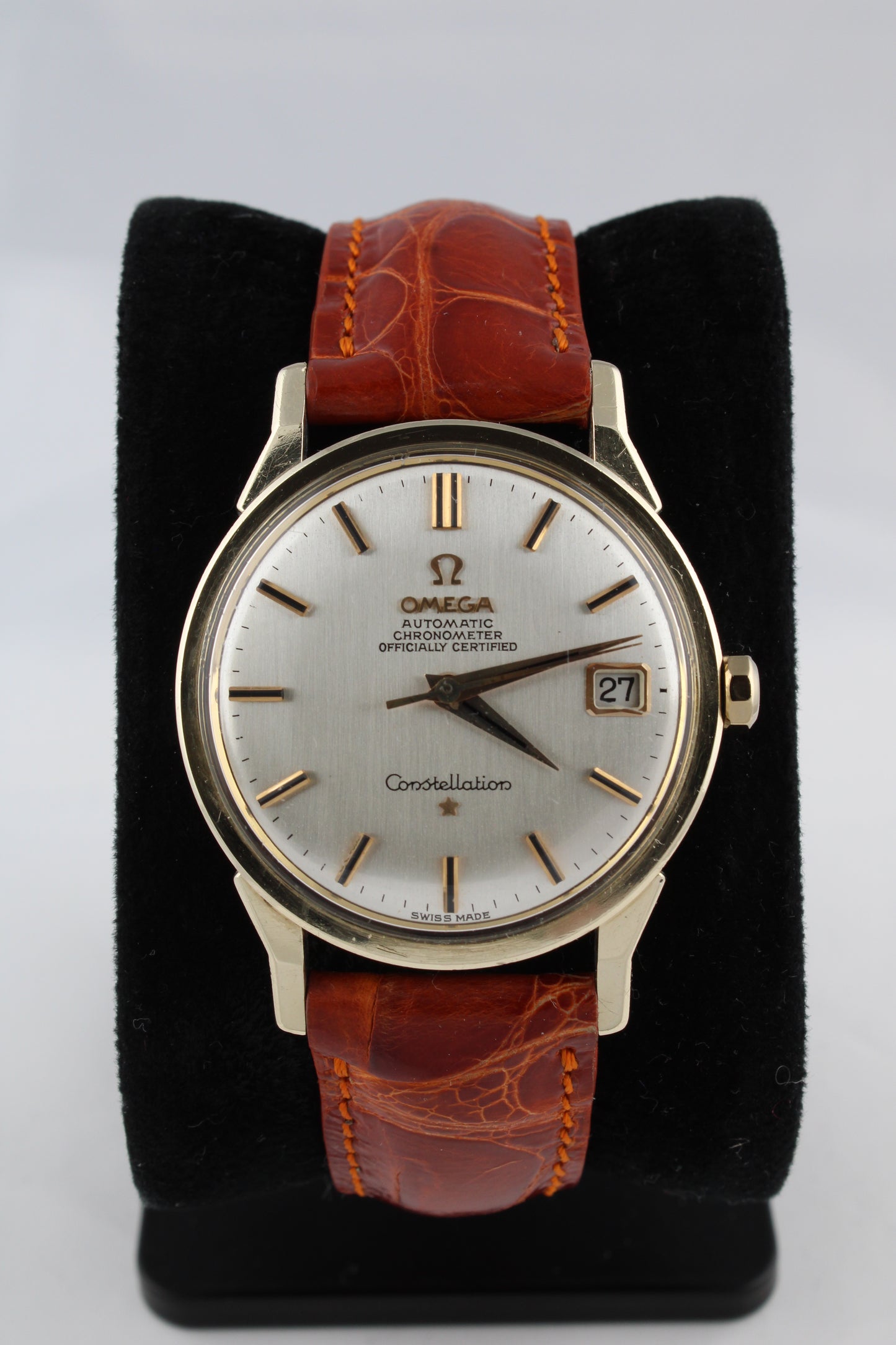 Omega Constellation Automatic Chronometer Gold Capped 168.005 - Dog Leg Lugs