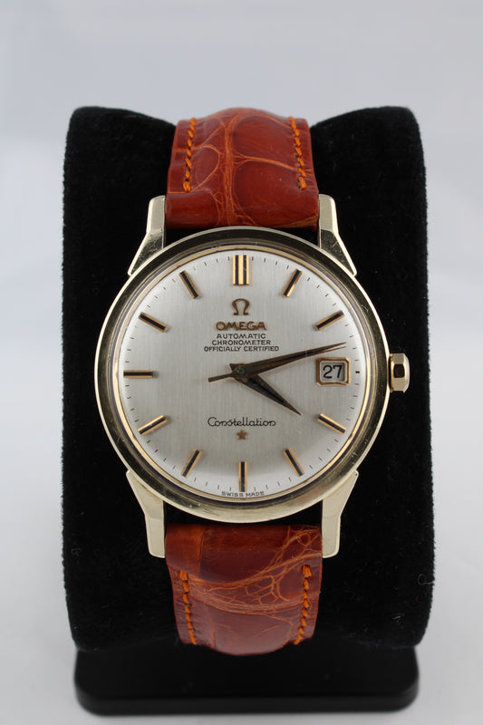 Omega Constellation Automatic Chronometer Gold Capped 168.005 - Dog Leg Lugs