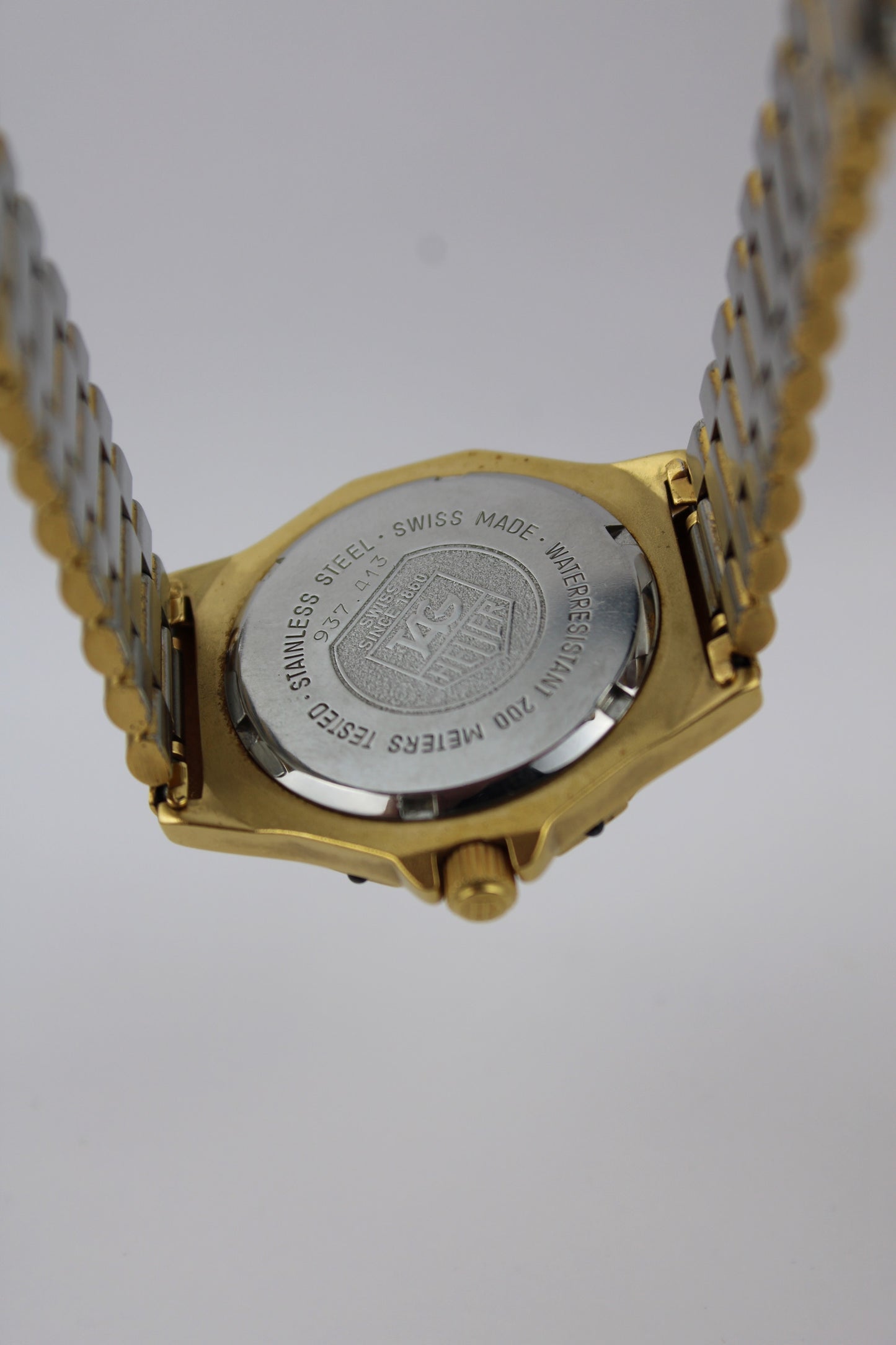 TAG Heuer 3000 Series 937.413 Rare Gold Plated