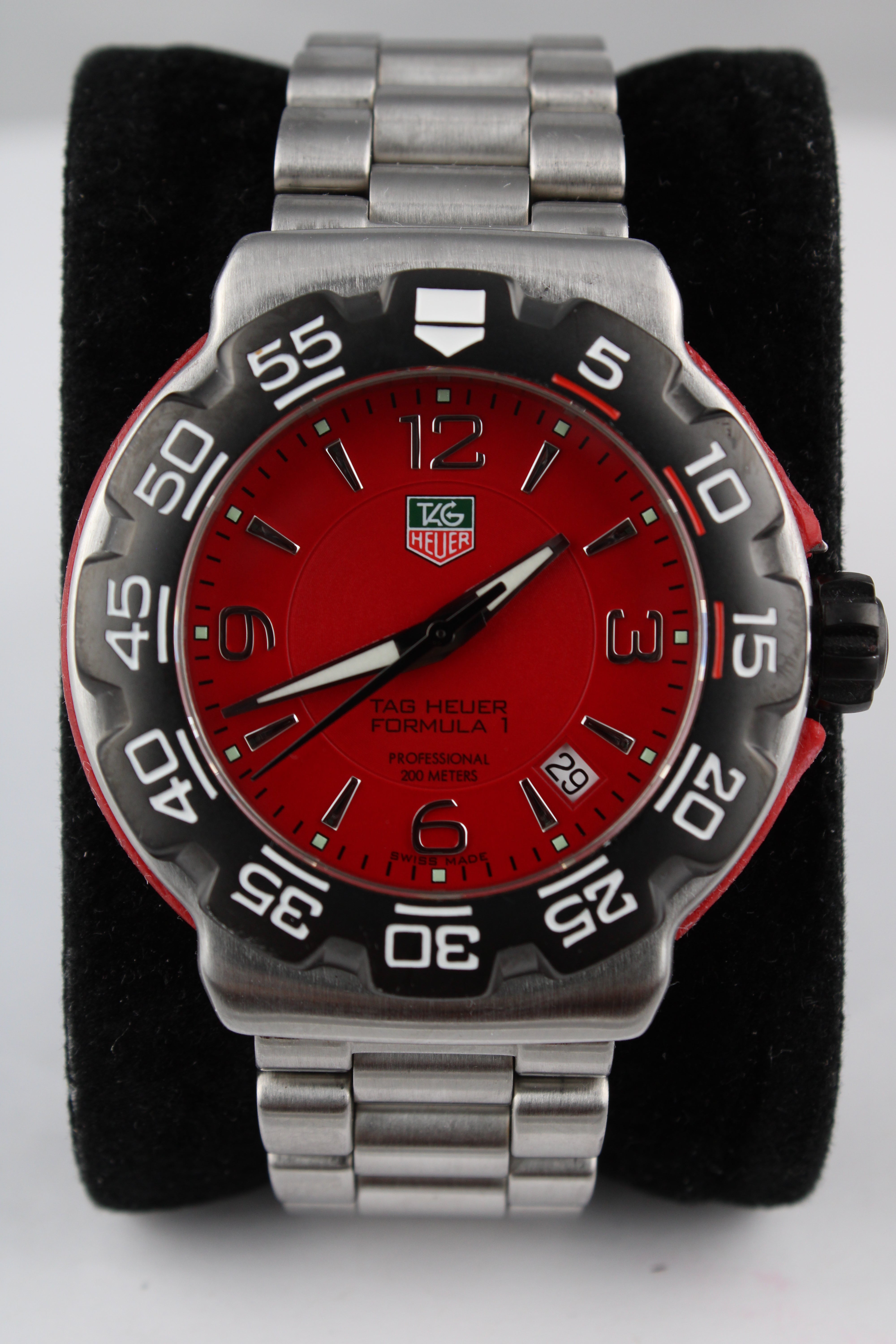 TAG Heuer Formula 1 - WAC1113-0 - Red Dial – Time Vault London