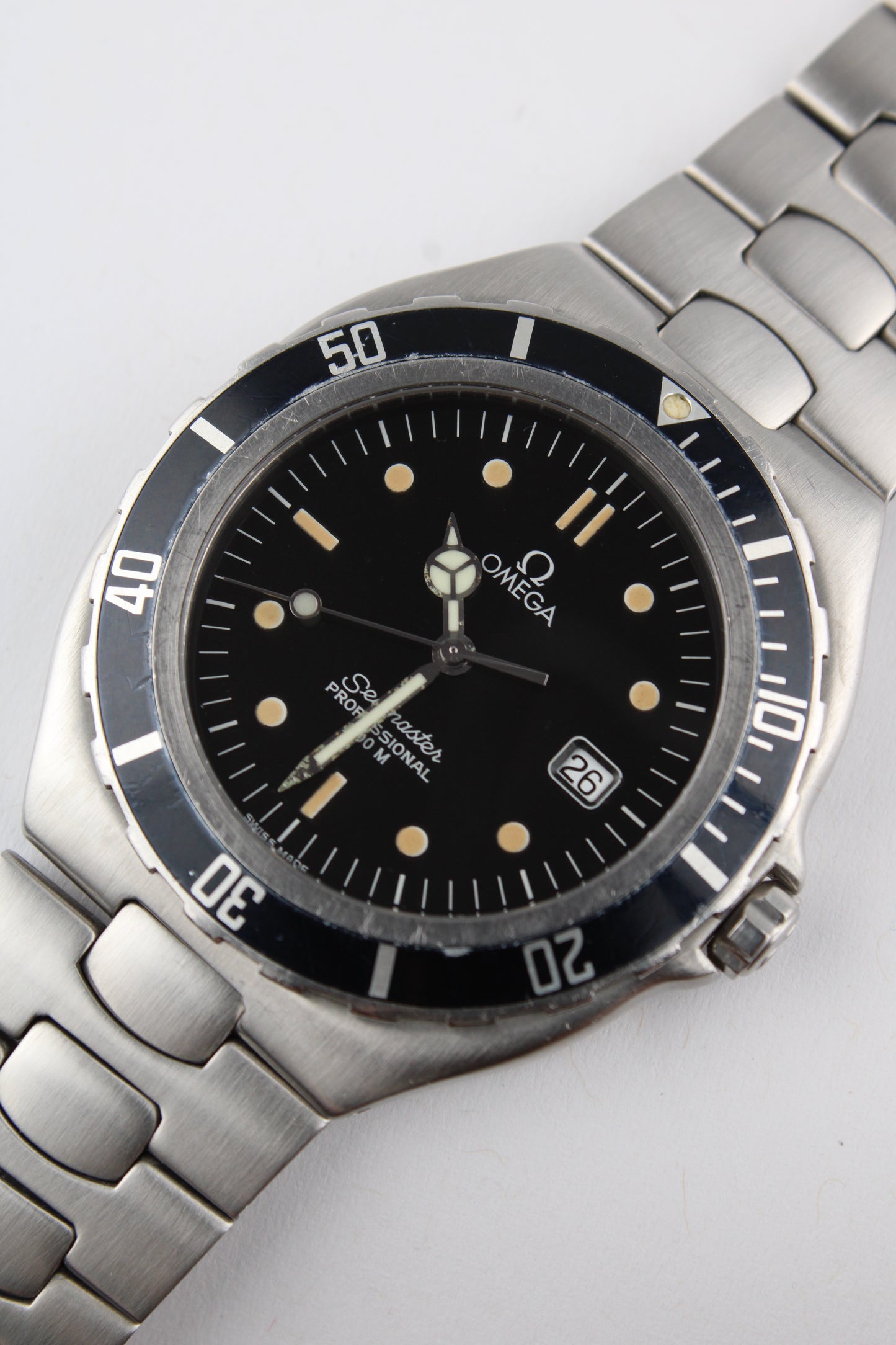 Omega ‘Jumbo Pre Bond’ Seamaster 200m - 396.1041 - Rare Mercedes Hand