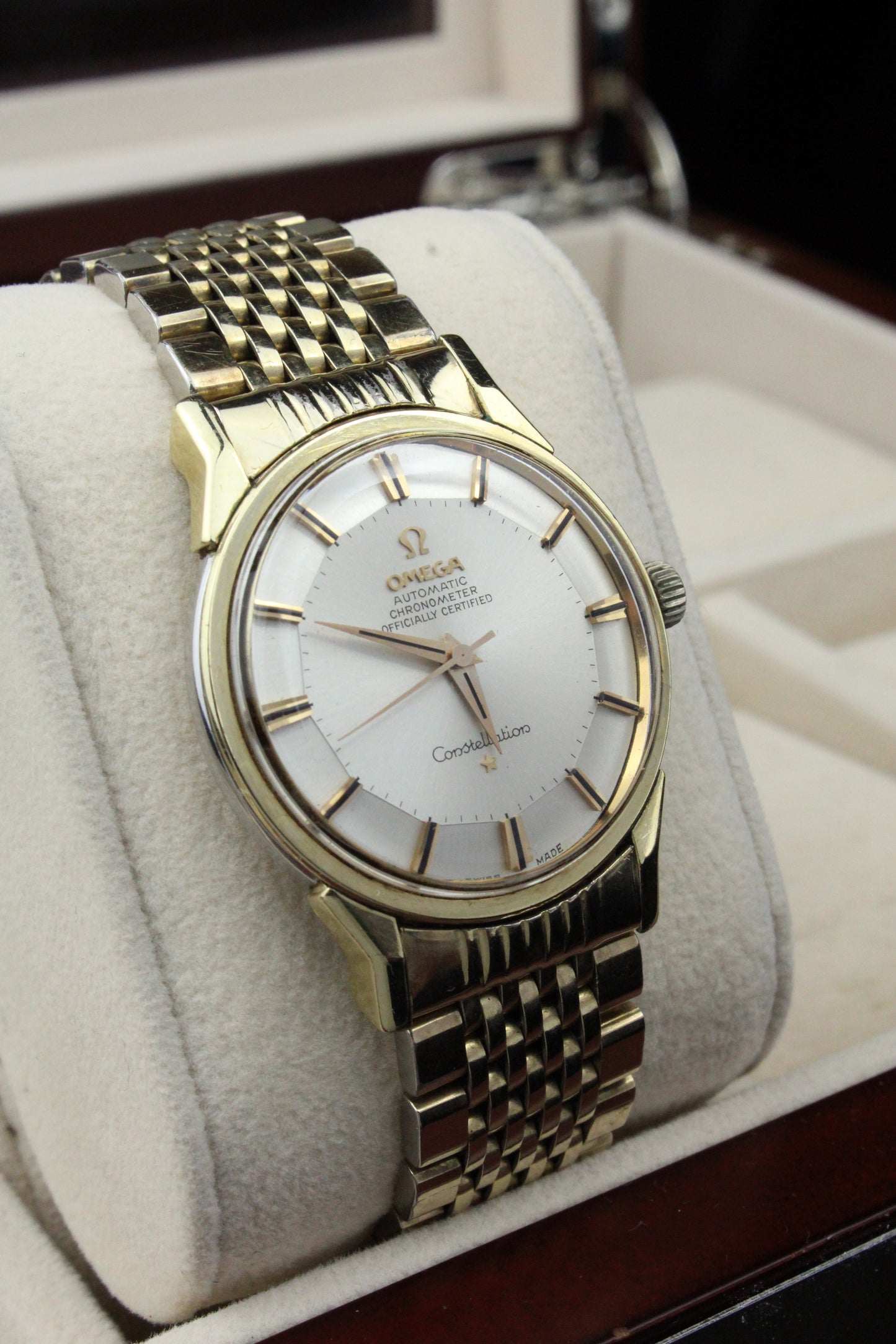 Omega ‘Pie Pan’ Constellation 14393 Gold Capped