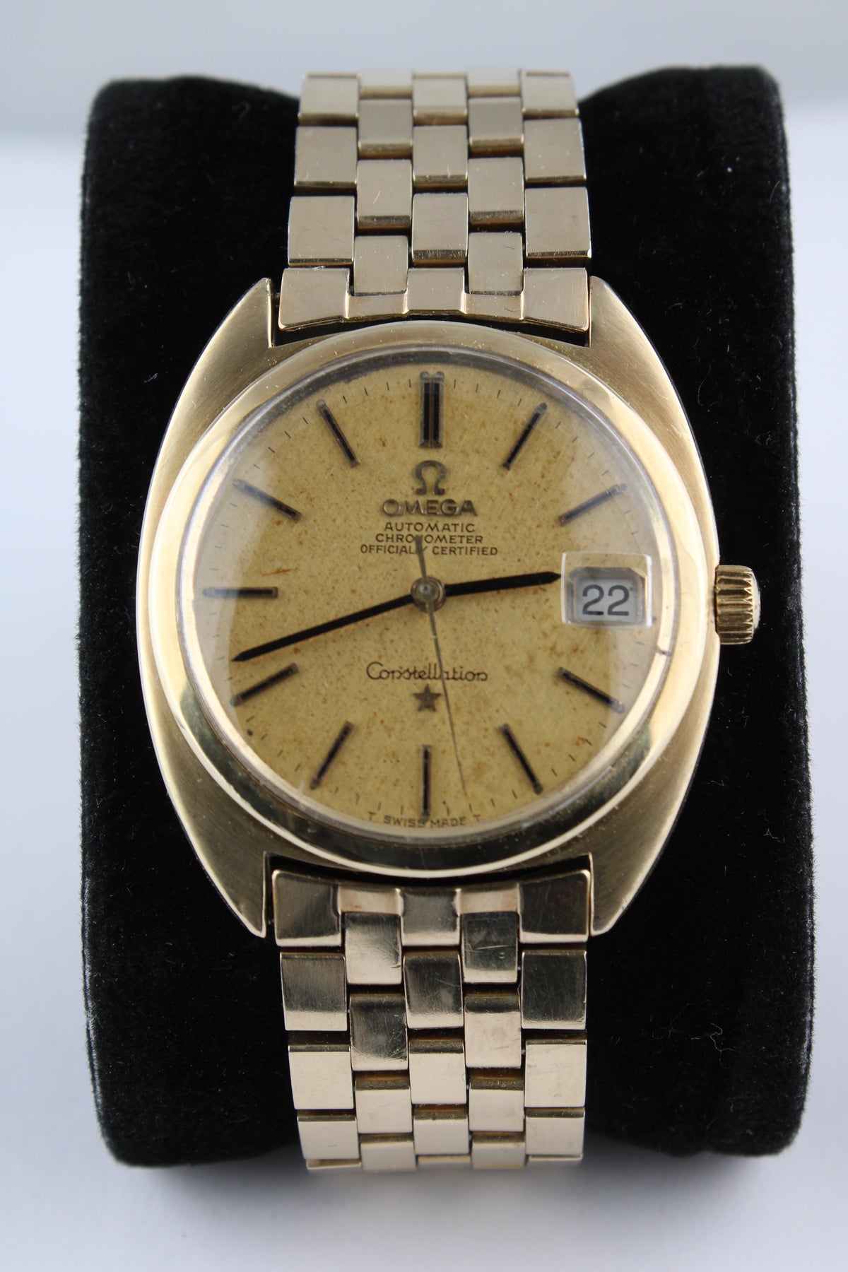 Omega Constellation ‘C line’ Linen Dial 168.019