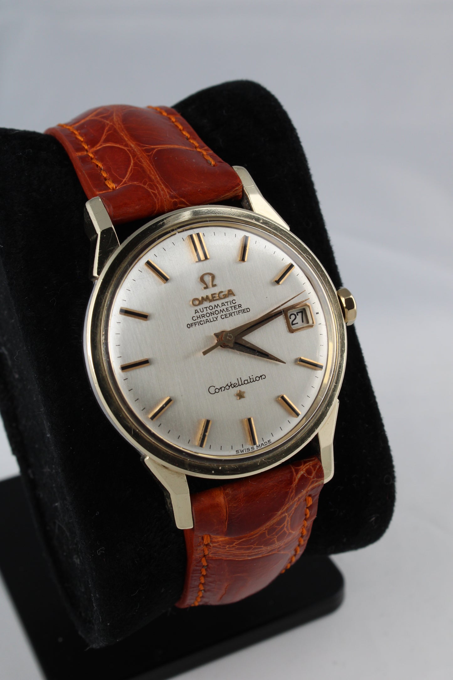 Omega Constellation Automatic Chronometer Gold Capped 168.005 - Dog Leg Lugs