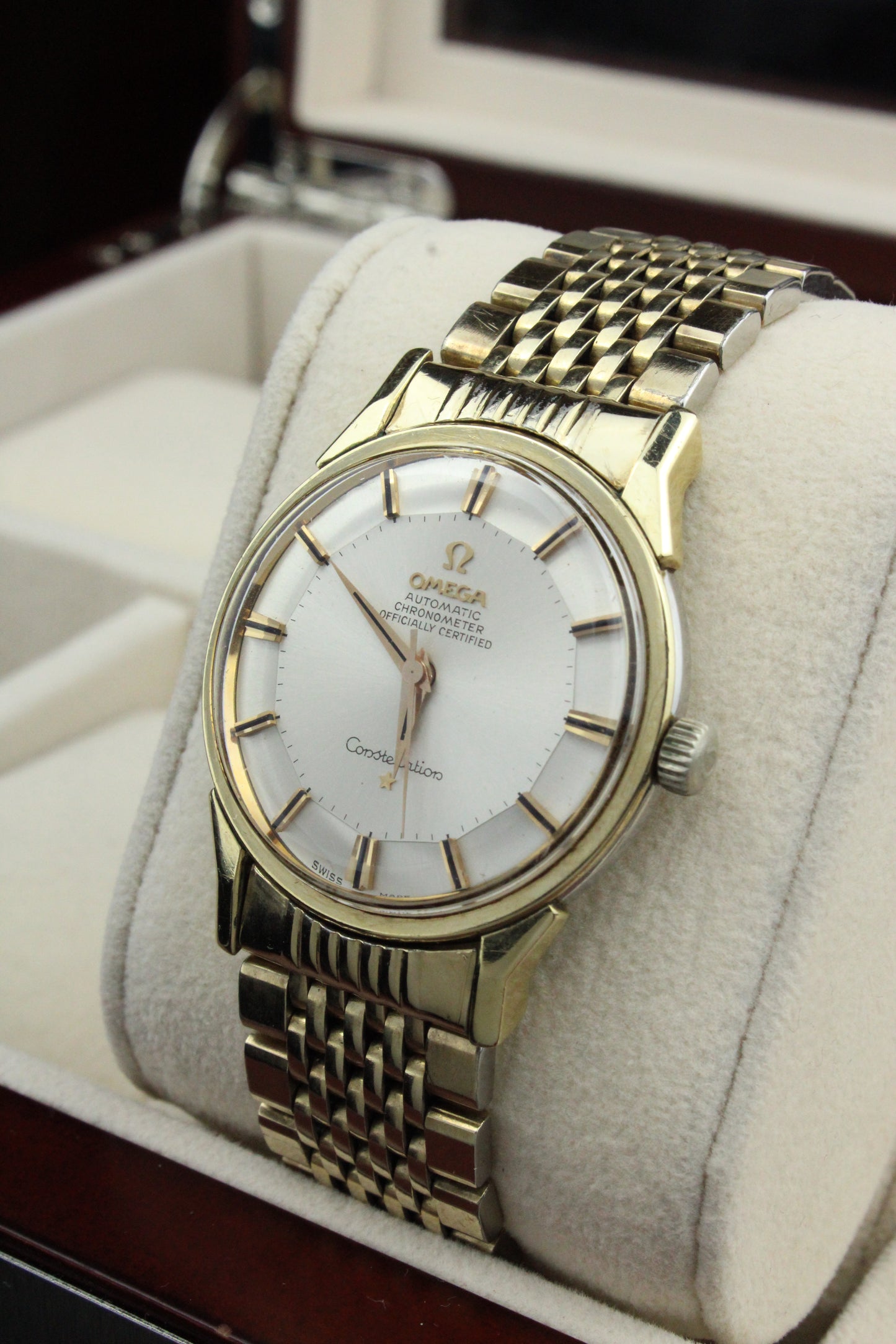 Omega ‘Pie Pan’ Constellation 14393 Gold Capped