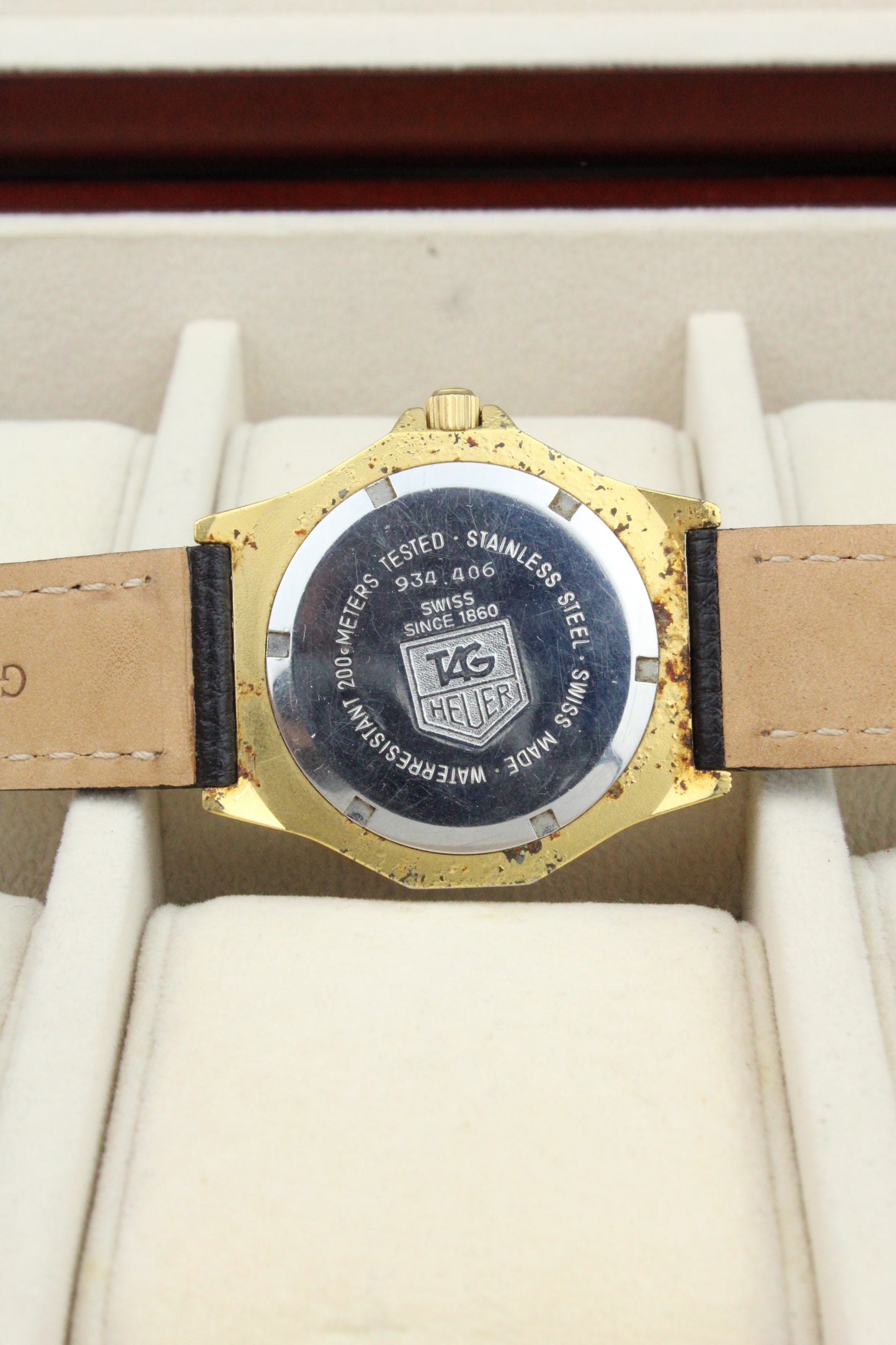 TAG Heuer 3000 Series 934.406 Full Size Gold Plated