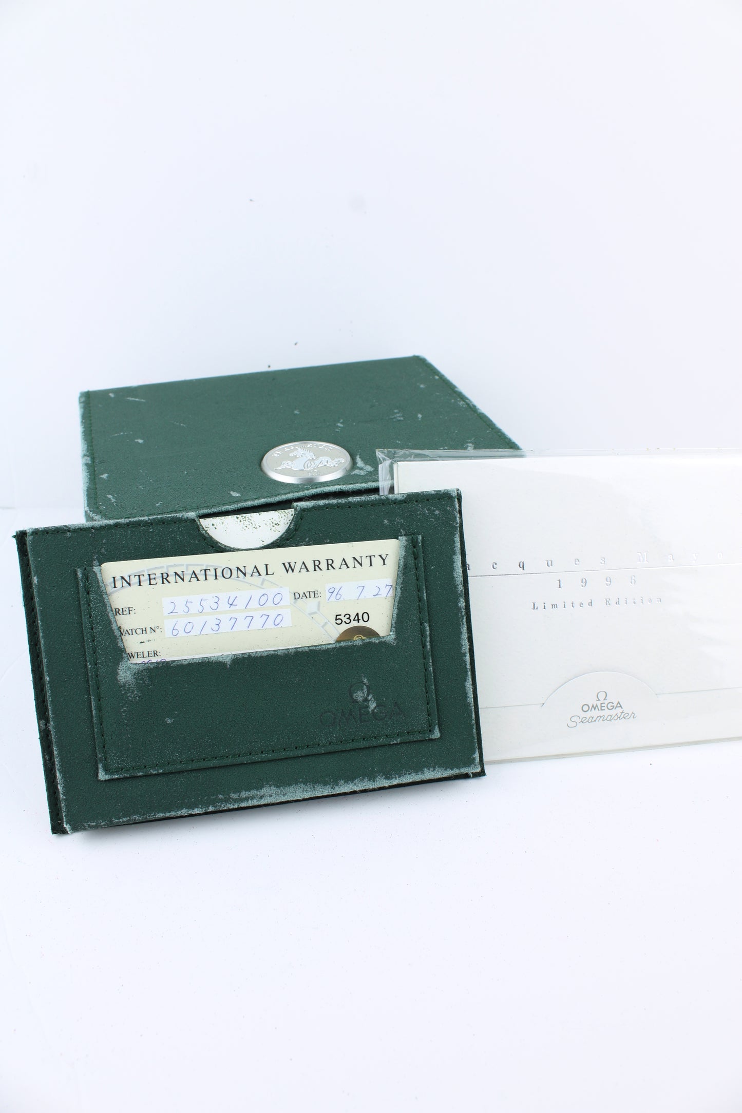 Omega Seamaster 300m Limited 1 of 3000 Jacques Mayol 2553.41