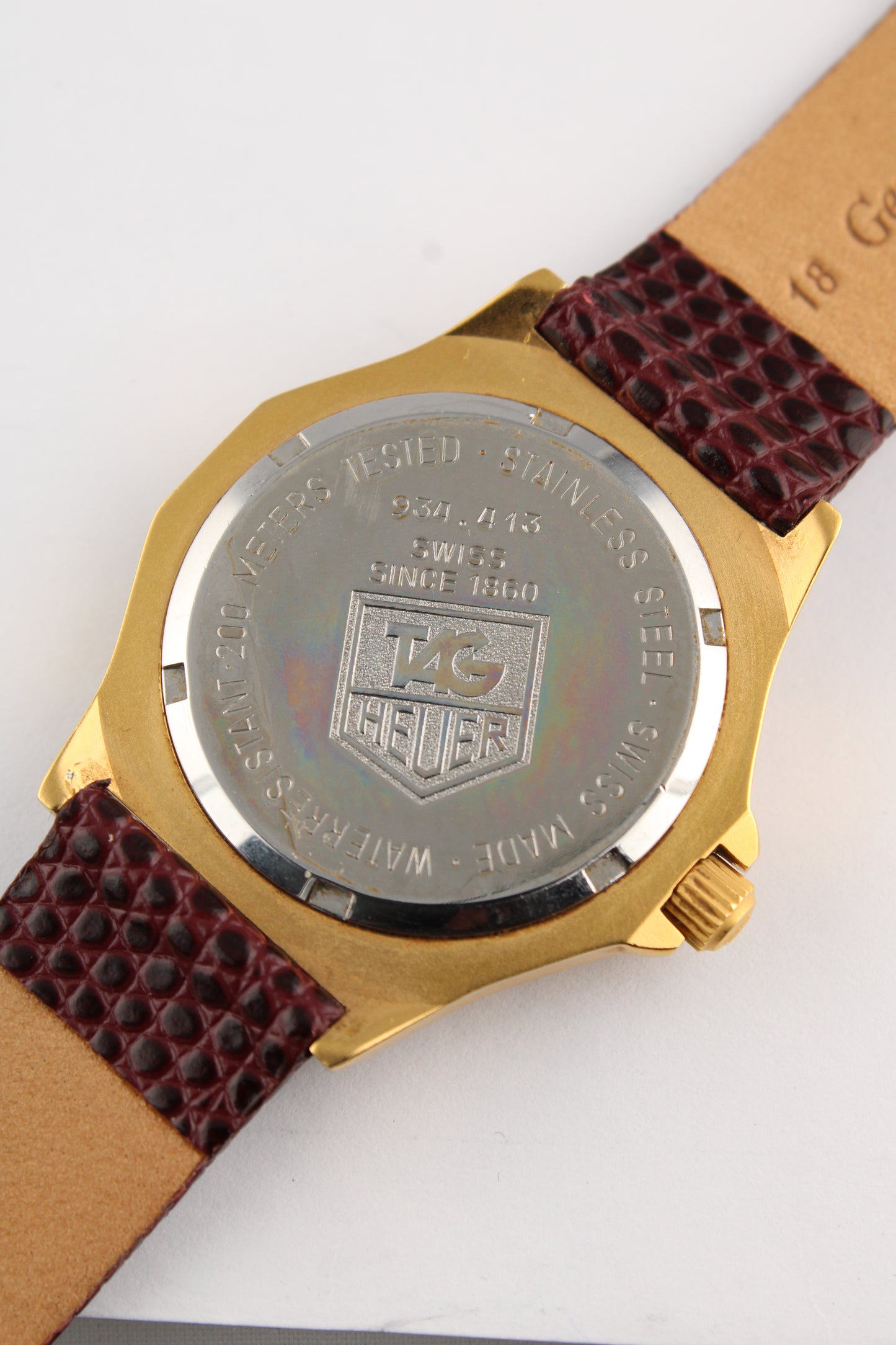 TAG Heuer 3000 Series - 934.413 - Rare Coloured Shield