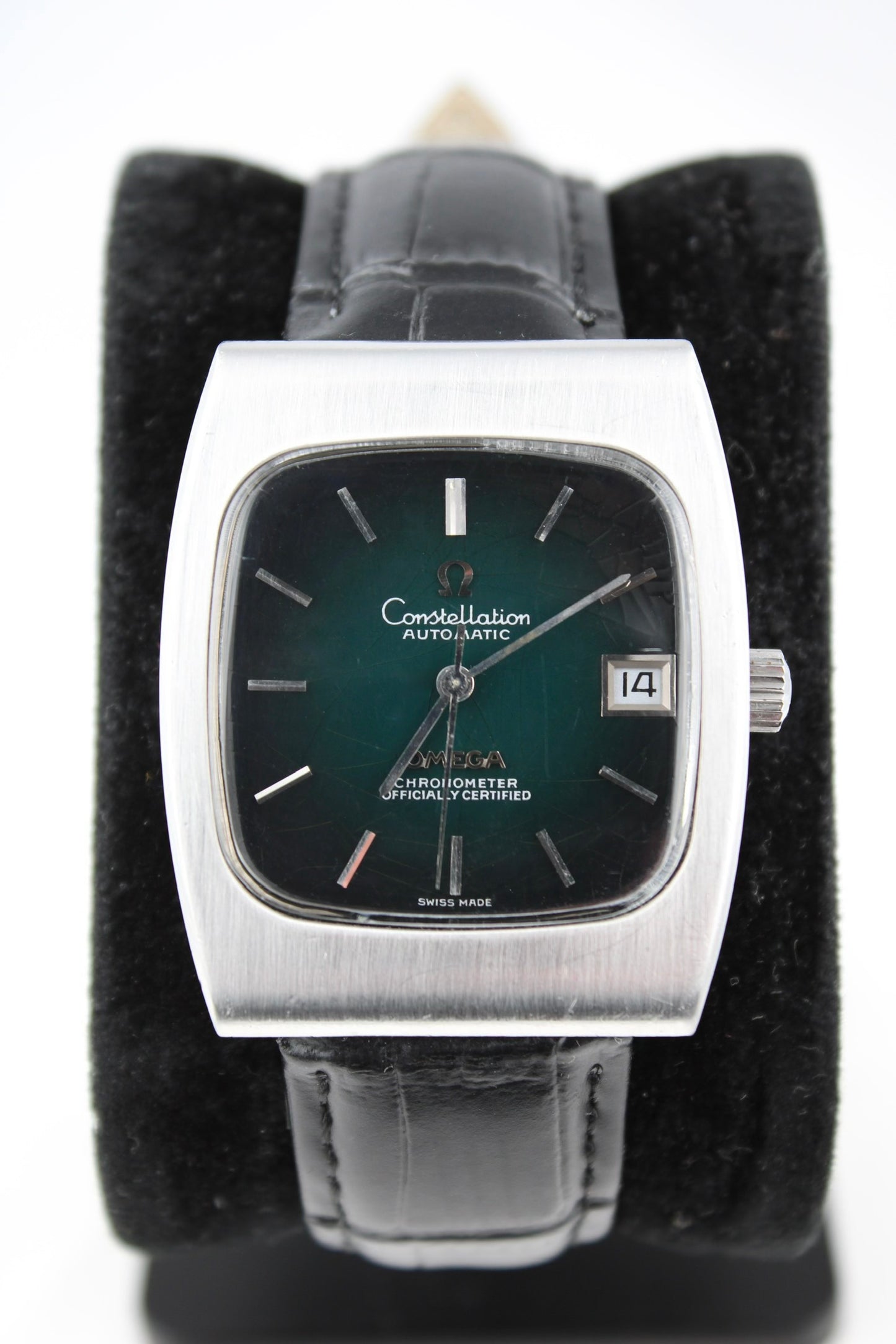 Omega Constellation Green Vignette TV Dial - 168.044 - Spider Dial