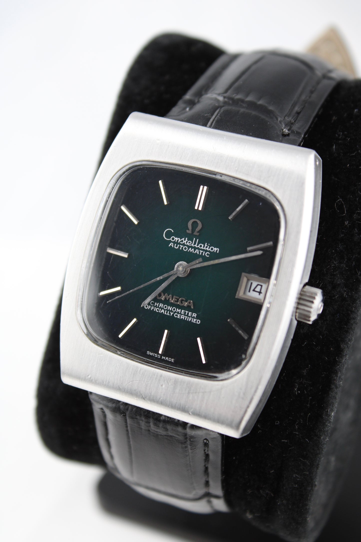 Omega Constellation Green Vignette TV Dial - 168.044 - Spider Dial