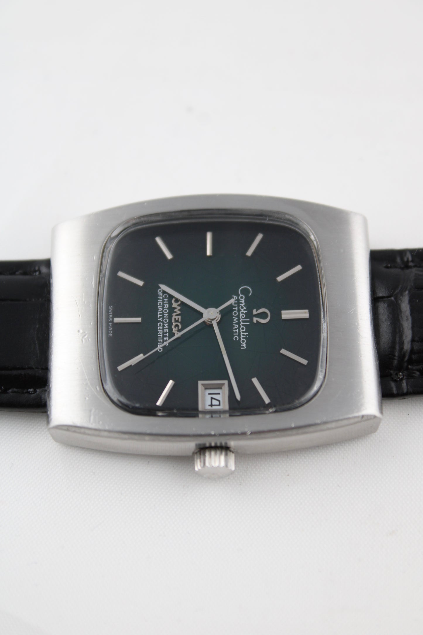 Omega Constellation Green Vignette TV Dial - 168.044 - Spider Dial