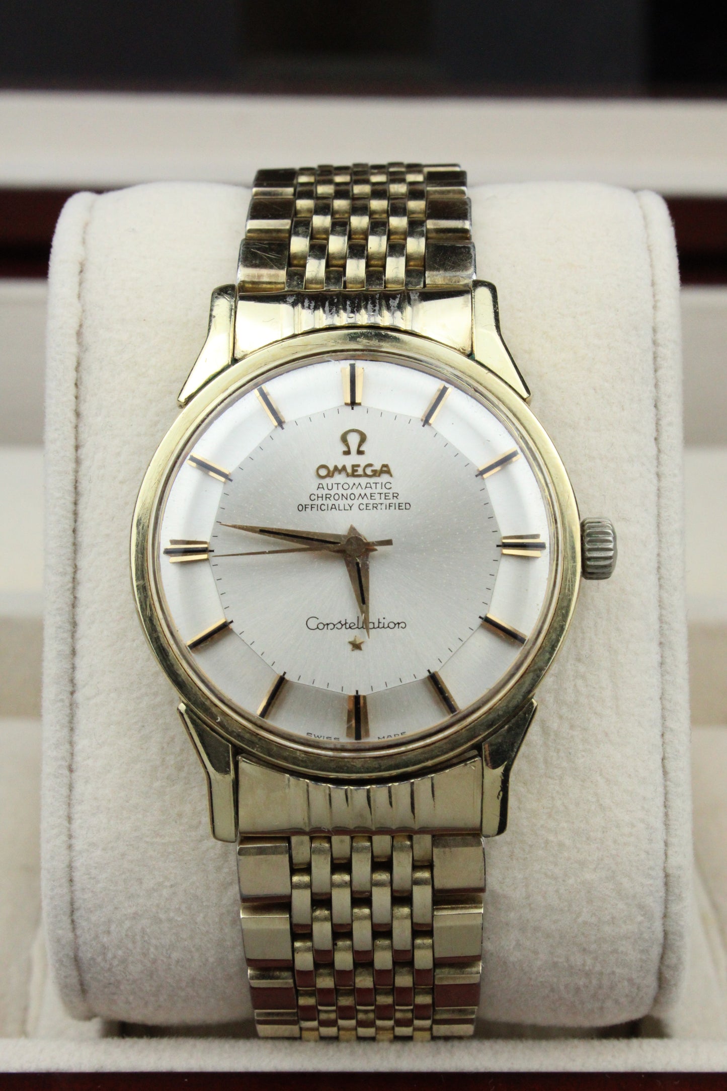 Omega ‘Pie Pan’ Constellation 14393 Gold Capped