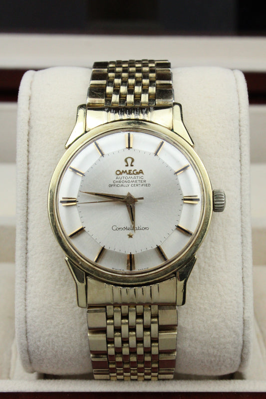 Omega ‘Pie Pan’ Constellation 14393 Gold Capped